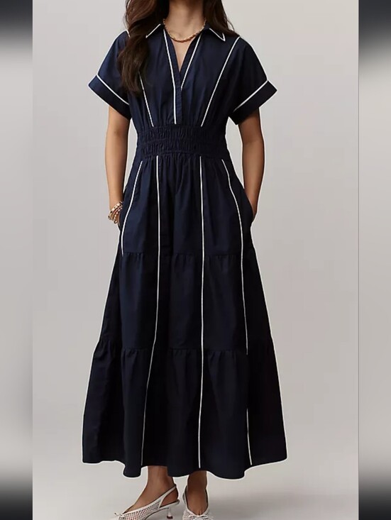 Anthropologie Dresses & Skirts - Anthropologie Somerset Maxi Dress Medium Cotton